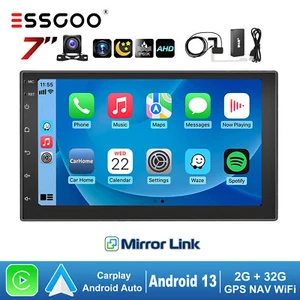 7" Autoradio 2 DIN DAB+ Carplay Android 13 32G GPS NAVI RDS Bluetooth WIFI + Cam - Bild 1 von 13