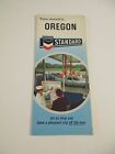 Vintage 1968 Standard Oregon State Highway Gas Station Travel Road Map~Box X