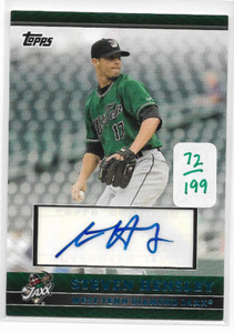 Steven Hensley  2010 Topps Pro Debut Certified Auto Autograph Rookie Card 72/199