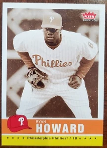 2006 FLEER TRADITION RYAN HOWARD BLACK & WHITE SP CARD #127 NM-MT - Picture 1 of 2