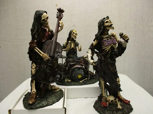 Rolling Bones 1997 ACK trío de estatuas comerciales LOTE cantante baterista violonchelo nuevo en caja - Imagen 1 de 4