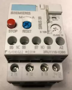 Relé de sobrecarga Siemens 3,2 amperios - Imagen 1 de 2
