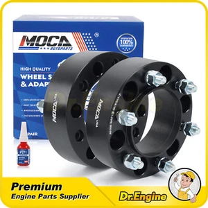 Fits Toyota 4Runner Tacoma Tundra Sequoia 2PC 2" Hubcentric 6x5.5 Wheel Spacers - Picture 1 of 8