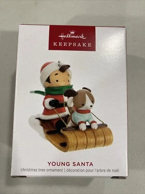 2023 Hallmark Young Santa 2nd in Series Keepsake Christmas Tree Ornament NEW