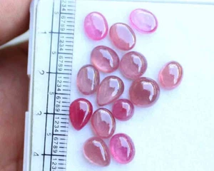 21,50 CT AAA CABOCHON SCHLIFF BLUT TOP ROTER RUBIN LOSE erhitzter EDELSTEIN - Bild 1 von 3