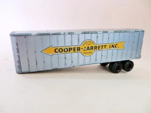 MATCHBOX MAJOR PACK 9 'COOPER JARRETT INTERSTATE FREIGHTER TRAILER'. PORTA BLU. - Foto 1 di 6
