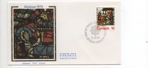 Canada Colorano silk cachet FDC Scott 698 Christmas 1976 - Picture 1 of 2