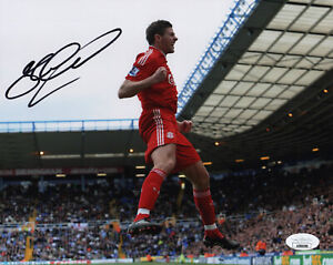 Liverpool FC Steven Gerrard Autographed Signed 8x10 EPL Photo JSA COA #1
