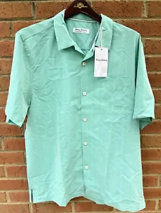 $128 TOMMY BAHAMA MEN COCONUT POINT TIDE VISTA HAWAIIAN ALOHA CAMP SHIRT L LARGE - Picture 1 of 9