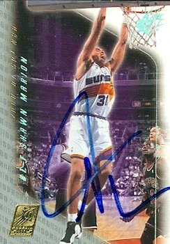 Shawn Marion autographed Basketball Card (Phoenix Suns) 2000 Upper Deck SPX #65 - Image 1 of 1