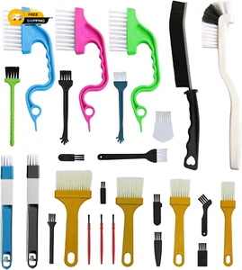 26Pcs Piccola Spazzola di Pulizia,Spazzole di Pulizia per Fessure Piccoli Spazi,Pulizia Gap... - Foto 1 di 7
