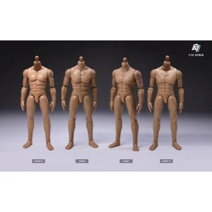 CH 1/12 Action Figure Body Ch001/Ch002 Male Muscular Model - Picture 1 of 5