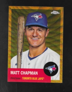 MATT CHAPMAN 2022 Topps Cromo Platino #54 VERO RIFRATTORE ONDA ORO/50 - Foto 1 di 2