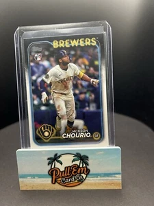 2024 Topps Update Series Jackson Chourio RC Rookie #US240 Milwaukee Brewers - Picture 1 of 2