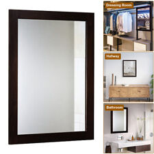 12"x16" Wall Mirror Wooden Frame Home Decor for Living Room Bedroom Bathroom
