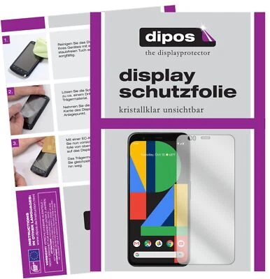 2+2x Screen Protector for Google Pixel 4 XL Protection Crystal Clear dipos - Image 1 of 4