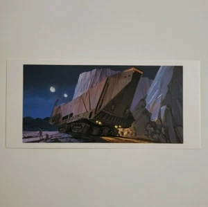 Ralph McQuarrie Postal Star Wars Una Nueva Esperanza Sandcrawler R2-D2 C-3PO Droides - Imagen 1 de 2
