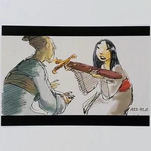 Mulan Postcard Fa Zhou Disney Princess Father Sword Sanders Mateo 4x6 Clearance - Picture 1 of 2