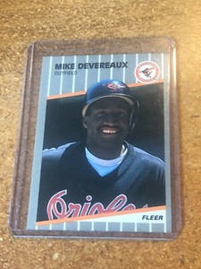 1989 Fleer Update Baseball # U-2 Mike Devereaux