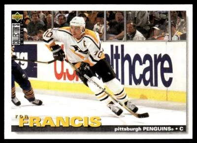1995-96 Collector's Choice #200 Ron Francis Pittsburgh Penguins HOF - Image 1 of 2
