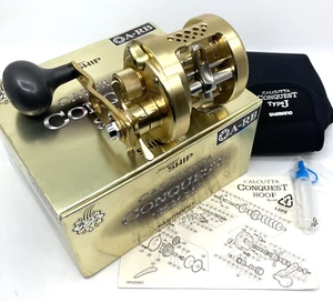 Carrete de baitcasting Shimano CALCUTTA CONQUEST 800F "Excelente++" [Deber incluido en EE. UU.] - Imagen 1 de 24