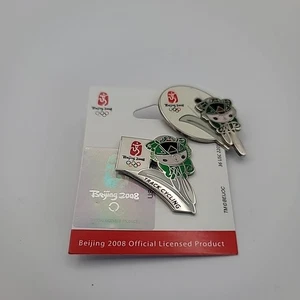 Spilla bavero ufficiale squadra cinese Nini pista ciclismo 2008 Olimpiadi Pechino Cina - Foto 1 di 3