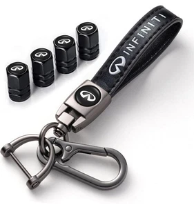  Valve Caps Caps and Metal Keychain Combo Compatiable Fit Infiniti G35... - Bild 1 von 1