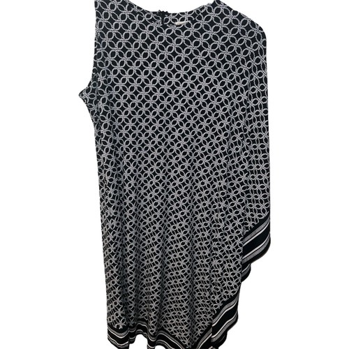 Michael Kors abito donna XS monospalla mantello drappeggio poncho elegante sofisticato