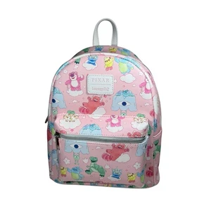 Mini Mochila Loungefly Disney Pixar Personajes de Toy Story en las Nubes Rosa Nueva - Imagen 1 de 15