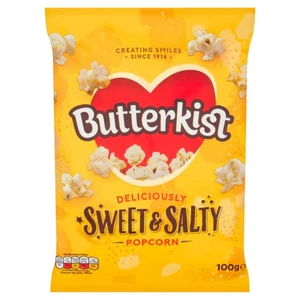 Butterkist Sweet & Salted Popcorn 100G, Gluten Free, Source of Fibre - Picture 1 of 5
