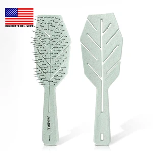 Detangling Hair Brush, Bio-Friendly Vented Detangler Brush W/Flex Soft Bristles, - Picture 1 of 7