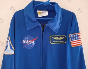 NASA Young Astronaut Space Shuttle Flight Suit Boys Size Lg. California Costume - Picture 1 of 3