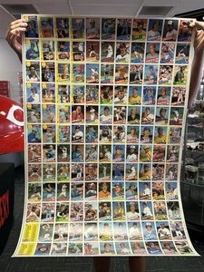 Hoja de tarjeta de béisbol 1985 Topps sin cortar Nolan Ryan Steve Garvey - Imagen 1 de 9