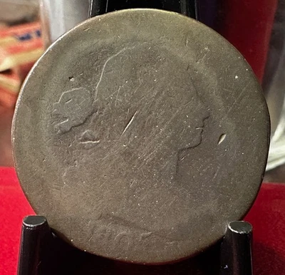 1805 United States Draped Bust Large Cent Great Shape!! - Image 1 of 3