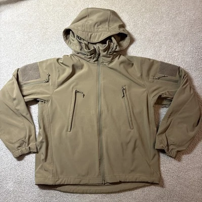 Rothco Nine Line Softshell Tactical Jacket Men's Size XL Tan  Outdoor Gear - Image 1 of 4
