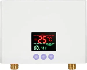 Scaldabagno Istantaneo 3KW Mini Scaldabagno Elettrico Senza Serbatoio a Parete C - Foto 1 di 12