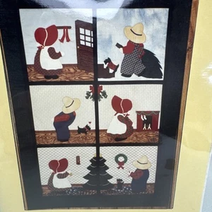 Sunbonnet Sue and Sam Christmas Memories Quilt Pattern Priceless Pieces 32" x 44 - Picture 1 of 3