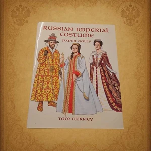 Muñecas de papel disfraz imperial ruso de Tom Tierney 1997 Dover nuevas sin usar - Imagen 1 de 5