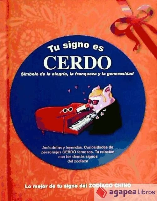 TU SIGNO ES CERDO (ZODIACO CHINO). NUEVO. ENVÍO URGENTE (Librería Agapea) - Imagen 1 de 1