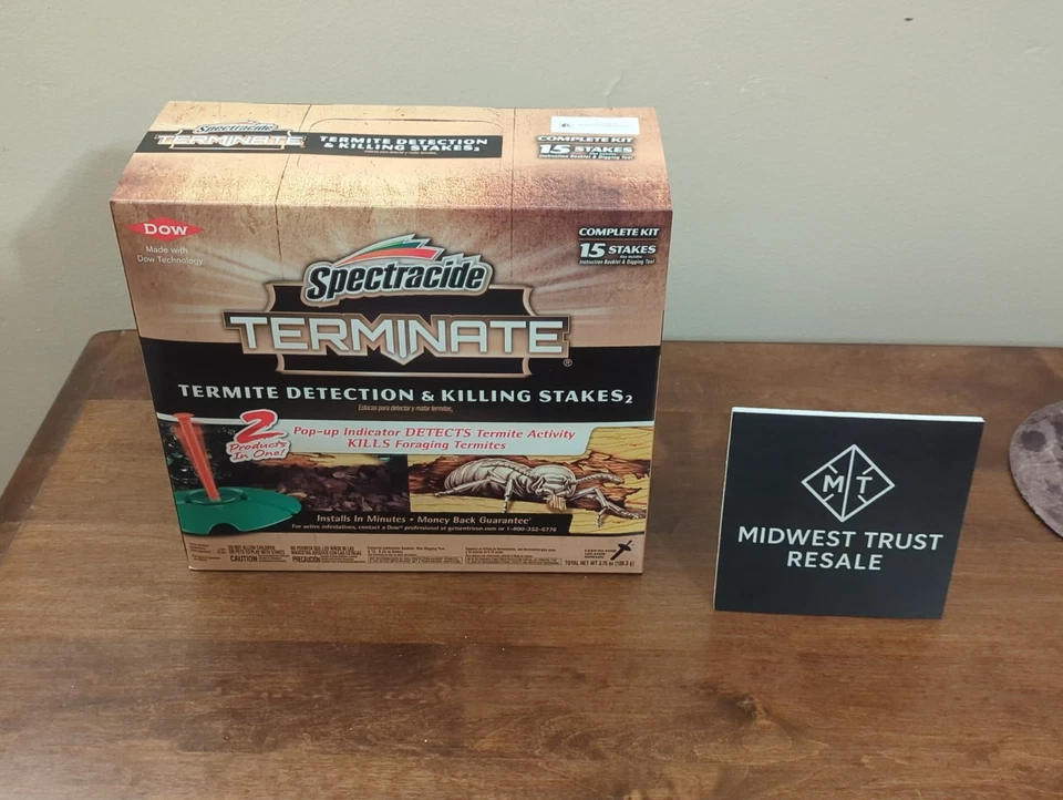 Terminate Termite Detection and Killing Stakes 15 Counts Install in Ground Home - Image 1 of 1
