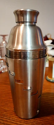 OGGI Dial-A-Drink Acero Inoxidable - Coctelera - 15 Recetas Capacidad 1 Litro Foto 1 de 3