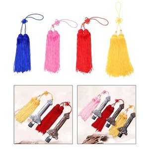 Chinese Taiji Swords Tassels Silk Martial Arts Kungfu Performances Accessory - Picture 1 of 23