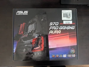 ASUS 970 PRO GAMING / AURA AMD AM3+ Socket ATX Motherboard in original box - Picture 1 of 4
