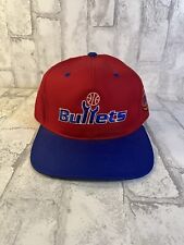 G.C.C Vintage Washington Bullets Strap back Hat One Size NBA - EUC!!!