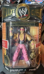 WWE/WWF DELUXE CLASSIC SUPERSTARS BRET THE HITMAN HART FIGURE SERIES 2 - Picture 1 of 2
