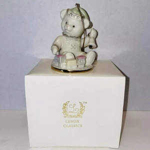 Lenox Classics 2000 Millennium Wish Teddy Bear Christmas Tree Ornament - Picture 1 of 8