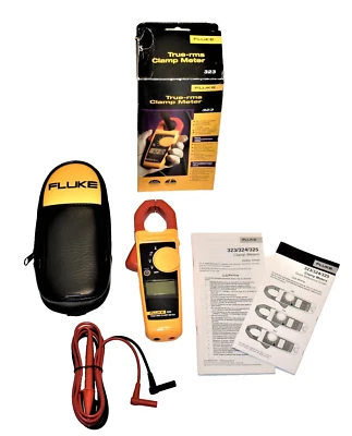 Fluke - 323 - True RMS Clamp Meter - W/ Leads and Case - NEW - Image 1 of 4