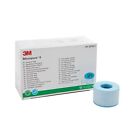3M Micropore S Silicone Medical Tape, 1 Inch x 5-1/2 Yard, Blue (BX/12)