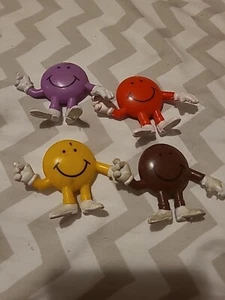 VINTAGE 1990'S MINI SMILE FACE PVC CHARACTERS ORIENTAL TRADING CO PARTY - Picture 1 of 1