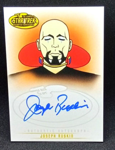 STAR TREK:TOS Animated Adventures signed JOSEPH RUSKIN as Galt #A24
